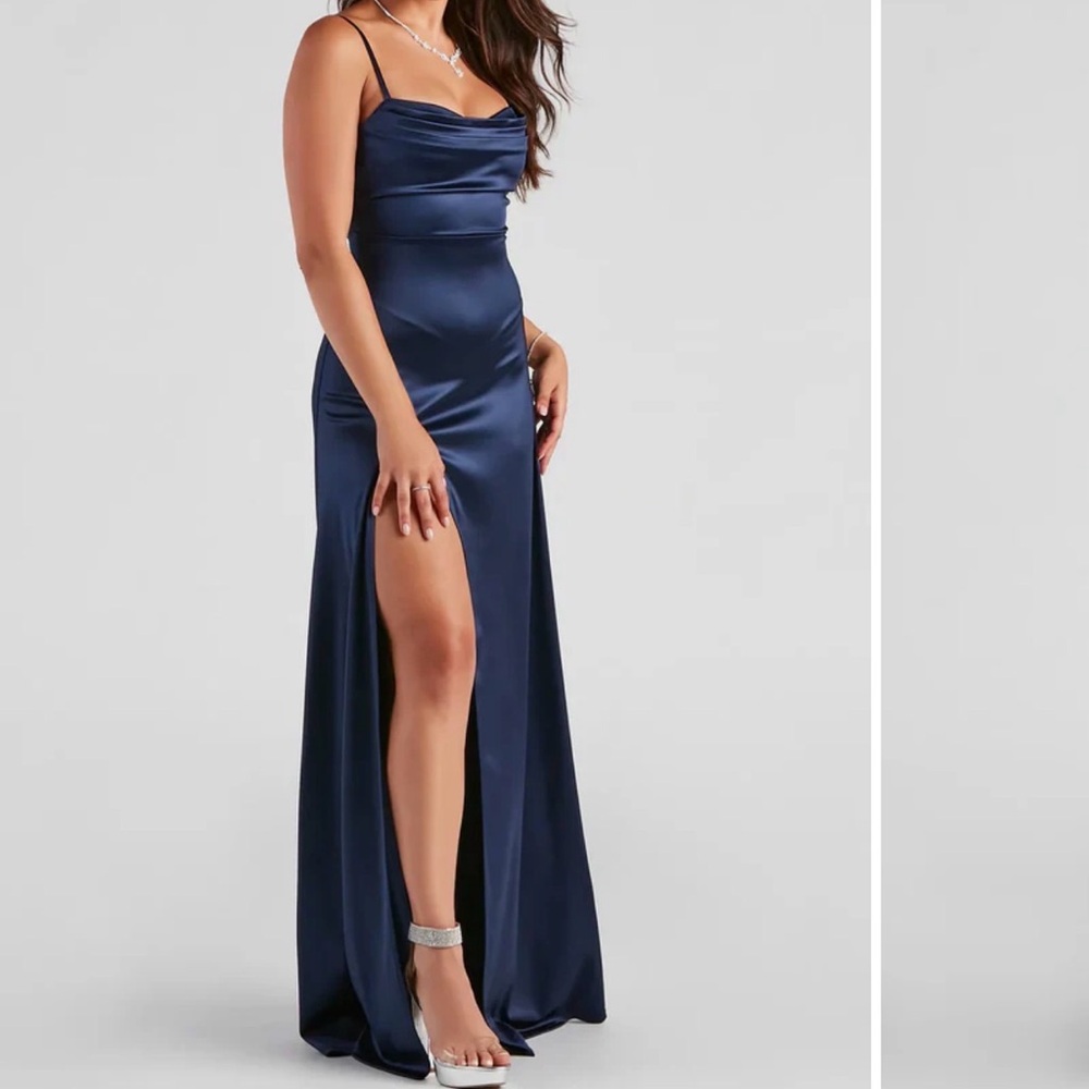 Windsor Navy Blue Maxi Dress